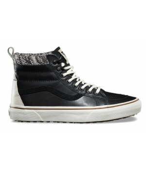 Кеды Vans Old Skool SK8-HI MTE Black White fur