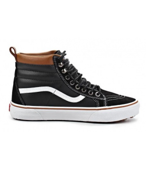Кеды Vans Old Skool SK8-HI MTE Black fur с мехом