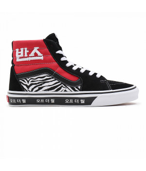 Vans кеды SK8-HI Korean Typography черные