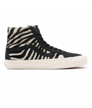 Vans кеды Sk8-Hi Anaheim Factory 38 DX в полоску черные