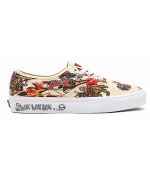 Vans кеды Authentic Otw Gallery с принтом бежевые