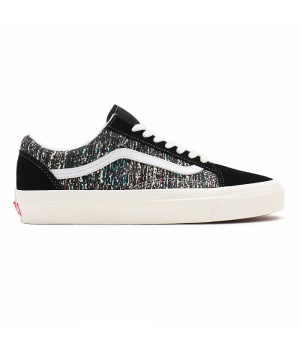 Vans кеды Anaheim Factory Skool 36 DX с принтом черные
