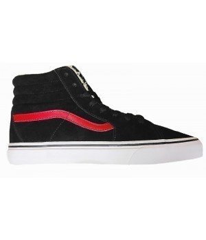 КЕДЫ VANS SK8-HI BLACK RED LINE