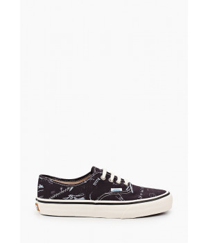 Vans кеды Classic Authentic с принтом черные