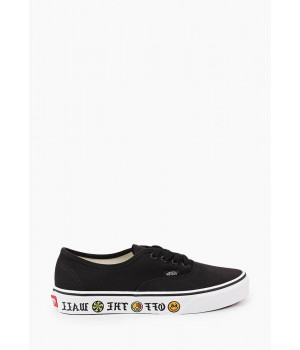 Vans кеды Classic Authentic с наклейками черные