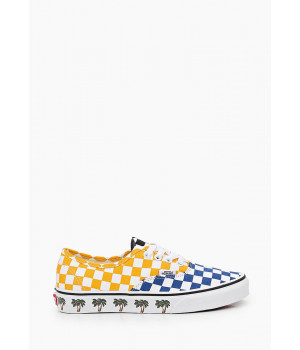 Vans кеды Classic Authentic синие с желтым