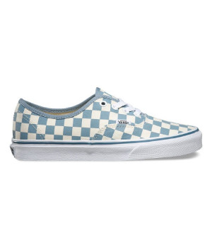 Кеды Vans Authentic белые с голубым