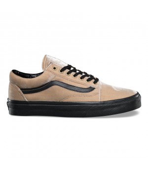Обувь Vans UA Old School (VELVET) бежевые