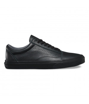Кожаные кеды Vans Old Skool Reissue DX черные