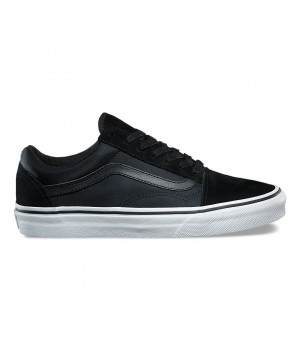 Кожаные кеды Vans OLD SKOOL BOOM BOOM черные