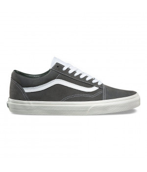 Кожаные кеды Vans UA Old School RETRO SPORT серые