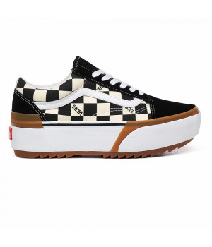Vans Old Skool checkerboard stacked