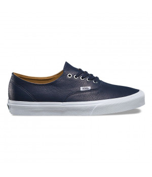 Кожаные кеды Vans Authentic Decon (Premium Leather) синие 