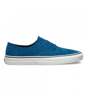 Кожаные кеды Vans Authentic Decon (Suede) голубые