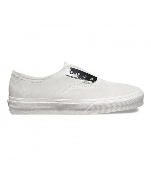 Кожаные кеды Vans Authentic Gore (Metal Eyepla) серые