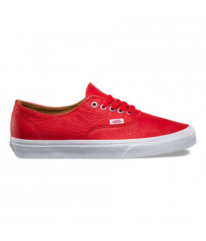 Кожаные кеды Vans Authentic Decon (Premium Leather) красные