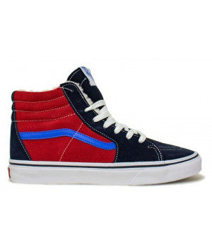 Кеды Vans зимние SK8-HI Comfycush (черные спереди)