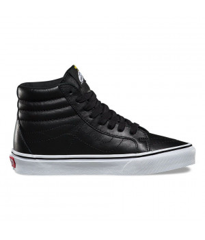 Кожаные кеды Vans UA SK8-HI REISSUE PEANUTS черные