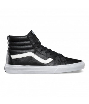Кожаные кеды Vans SK8-Hi Reissue черные