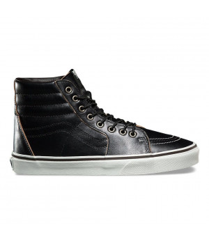 Кожаные кроссовки Vans SK8-HI GROUNDBREAK черные