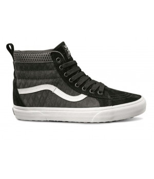 Кожаные кеды Vans UA SK8-HI 46 MTE DX (MTE) GLAZE черные