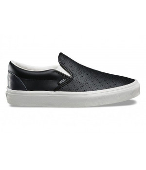 Слипоны Vans CLASSIC SLIP-ON черные с белым