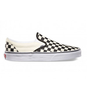Слипоны Vans Classic Slip-On Checkerboard черно-белые