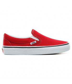 Слипоны Vans Classic Slip-On Racing Red True White Красные