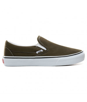 Слипоны Vans Classic Slip-On Beech True White зеленые