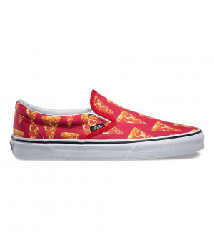 Слипоны Vans Classic Slip-On Late Night красные