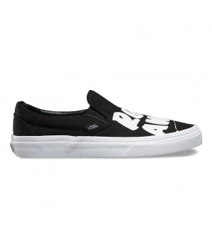 Слипоны Vans Classic Slip-On Baron Von Fanc черные