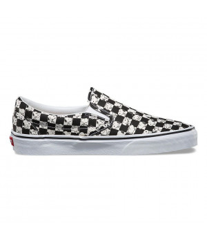 Слипоны Vans UA CLASSIC SLIP-ON PEANUTS черные