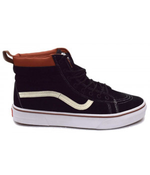 Кеды Vans зимние SK8-HI MTE черные с коричневым верхом